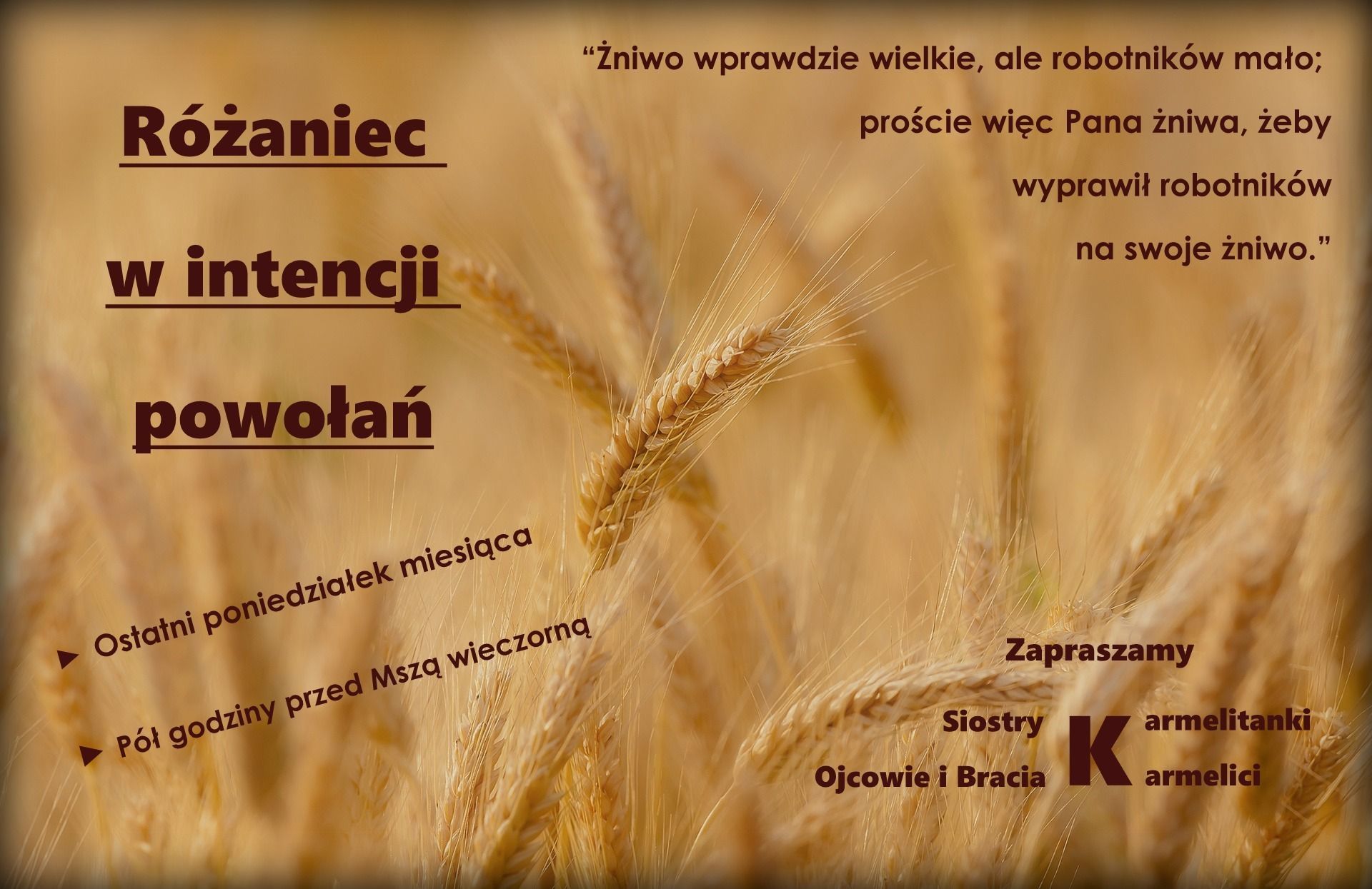 Różaniec w intencji powołań